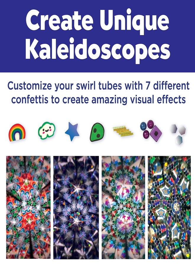 Creativity for Kids Magic Swirl Kaleidoscope Kit - Make Your Own Kaleidoscope for Kids, STEM Toys (Ages 6+) - Image 4